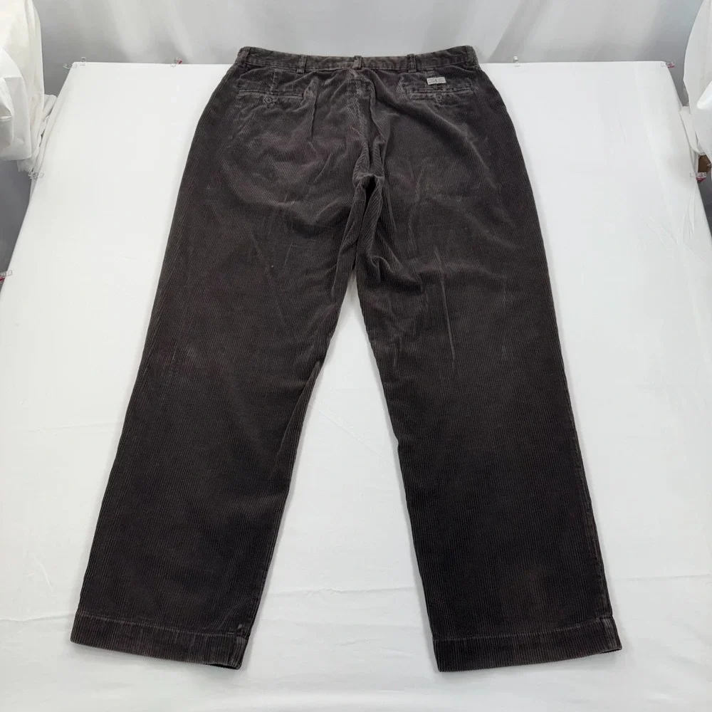 Vintage Polo Ralph Lauren Corduroy Pants 38x31 Wide Wale Cords Cotton Trousers